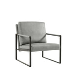 ZUN Lounge, living room, office or the reception area PVC leather accent arm chair with Extra thick W135958342