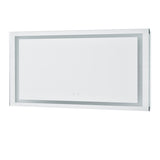 ZUN 72 x 36 Inch Frameless Rectangular LED Bathroom Vanity Mirror with Touch Sensor, Anti-Fog, and 3 20S0301-72