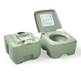 ZUN 5 Gallon Portable Toilet, Flush Potty, Travel Camping Outdoor W2181P154821