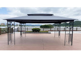 13x10 Outdoor Patio Gazebo Canopy Tent With Ventilated Double Roof And Mosquito net 14558633