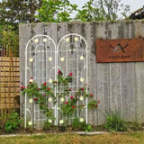 2 Pack Metal Garden Trellis 71" x 19.7" Rustproof Trellis for Climbing Plants Outdoor Flower Support W1586135957