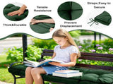 Outdoor Bench Cushion, 63 20 4 Inch, Tufted Waterproof Swing Cushion with Ties, for Patio Bench 00710477