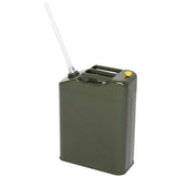 20L Standard Cold-rolled Plate Petrol Diesel Can Gasoline Bucket with Oil Pipe Army Green 86800077