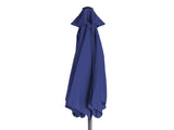 9ft Patio Umbrella, Outdoor Market Umbrella with Push Button Tilt, Crank Handle, 6 Sturdy Iron Ribs, 93983918