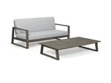 BELGIAN LOVESEAT & COFFEE TABLE 66742.00GLGRY