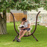 Wooden Hammock Stand Only, Sun Protection & Rain Resistant, Heavy Duty Premium Solid Wood Hammock 28138678