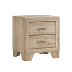 ZUN 2 Drawers PB Nightstand in Natural Finish B016P256426