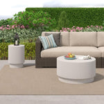 ZUN 15.72-inch H-barrel coffee table, Nordic style, simple design, suitable for indoor and outdoor use, W1781P211081