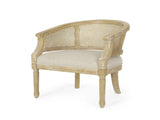 Accent Chair Rubber Wood Beige Natural N779P233048B