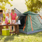 4-5 Person Pop-Up Camping Tent, Instant Setup Family Tent with 2 Mosquito Nets Windows, Portable for 22640167
