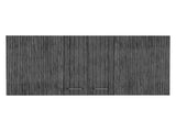 Brookeline Rectangle 2-Door Wall Cabinet White and Smokey Oak B06280328