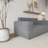 Sofa-in-a-Box, Memory Foam 3-Seater Couch, No Installation & Easy to Transport, Deep Seat Modern W1960P336129