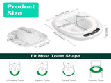 Electric Sitz Bath for Women Postpartum Care & Men Prostate Care, Dual Spraying Nozzles 3-Level 77866437