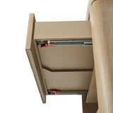 Two Drawer Nightstand with Rope Drawer Fronts B2699P323471
