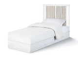 Connelly Mini Crib With Mattress Pad White/Rockport Gray B022P204871