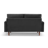 ZUN 69” Modern Decor Upholstered Sofa Furniture, Wide Velvet Fabric Loveseat Couch, Solid Wooden Frame B082111401