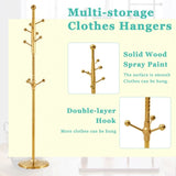 Main Stainless Steel Spray Painted Hanger, Modern Stainless Steel Coat Rack, Solid Wood W1151P276820