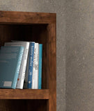 49 inch high Bookcase, No Assembly Required, Whiskey Finish B108P160196