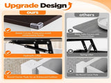 39.78 Inch Lift Top Coffee Table, Rectangle Lift Tabletop, Melamine Coated MDF, Hidden Storage & 3 88521535
