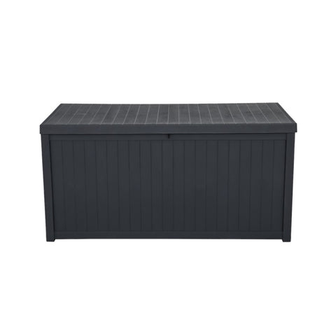 ZUN 113gal 430L Outdoor Garden Plastic Storage Deck Box Chest Tools Cushions Toys Lockable Seat 44898789