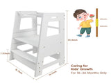 Toddler Standing Tower for Kitchen, Step Stool for Kid's Adjustable Height Learning Stool, Removable 92189250