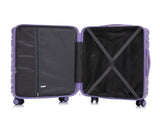 3 in 1 20"/24"/28" 3 pcs/set in ABS Spinner Wheel Luggage, Carry on Suitcase, Matching Color, 51111822