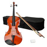 16" Acoustic Viola Case Bow Rosin Nature Color 58481077