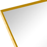 24x32 Inch Gold Metal Framed Arched Bathrrom Mirror for Wall. W2203P303827