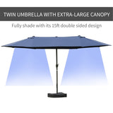 Outdoor beach umbrella/Double-Sided Market Umbrella 51516965