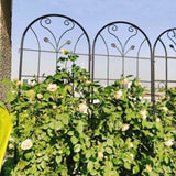 2 Pack Metal Garden Trellis 86.7" x 19.7" Rustproof Trellis for Climbing Plants Outdoor Flower W1586P268040