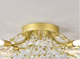 15-Light Chandelier Crystal Ceiling Lamp, 15-Lights Modern Farmhouse Ceiling Ceiling Hanging Light W5008P466522