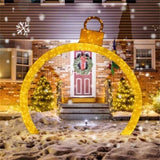 10.5 Feet Christmas Arch with White LED Lights 66192790