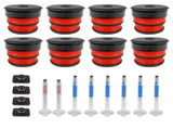 8X Silicone Body Mount Bushings and Cushion Bolts Kit Replacement for F-250 F-350 2008-2016 13848 25458926