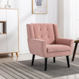 Modern Soft Velvet Material Ergonomics Accent Chair Living Room Chair Bedroom Chair Home Chair With W676P313965