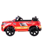 ZUN 12V Kid Ride on Police Car with Parental Remote Control, Battery Powered Electric Truck with Siren, W2181137385