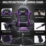 Game Chair, Adult Electronic Gaming Chair, Ergonomically Designed, PU Leather, Lounge Chair with 37554328