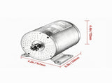 2000W 48V 4300rpm Brushless DC Motor Kit with Speed Controller & Throttle Grip, for Go Karts, 55373285