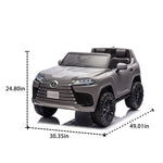 ZUN Licensed LEXUS LX600 24V Two-seater XXL Kids Ride On Car W/Parents Control,Seat width 20 W1396P190406