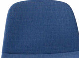 Modern Knit Fabric Dining Chairs with Iron Legs - Restaurant Seating, Comfortable Upholstered W2699P360247