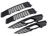 Left Right Front Fog Lamp Cover Grille fit for Audi Q7 3.0 4.2L 2010-2015 4L0807698B 56207485