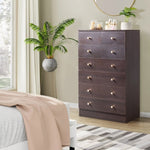 ZUN Modern Simple 7-Drawer Dresser Brown 01434832