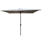 ZUN 6 x 9ft Patio Umbrella Outdoor Waterproof Umbrella with Crank and Push Button Tilt without flap for 91187902