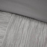 7 Piece Printed Seersucker Comforter Set Grey Cal King B03597116