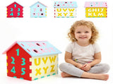 3D Puzzle Playhouse Mat for Kids 3, 30.4826.6731.75cm EVA Foam Interlocking Mat with Alphabet 65040618