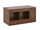 Closet Island with 6 Drawers, Wardrobe Armoire Bedroom Island with Glass Display Top and Open 75349414