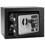 Mini Wall-in Style Electronic Code Metal Steel Box Safe Case 17EF Black 61958008