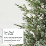 Colorado Blue Spruce 6.5ft Christmas Tree Pre-Lit Artificial Full with 2,694 Branch Tips & 906 98427626