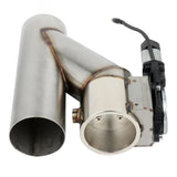 2.5 Electric Exhaust Downpipe Cutout Fit For 07-08 Infiniti G35 92-93 Honda Civic E-Cut Out Valve 68696996