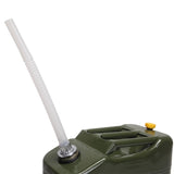 20L Standard Cold-rolled Plate Petrol Diesel Can Gasoline Bucket with Oil Pipe Army Green 86800077