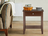 Two-layer Bedside Table Coffee Table with Drawer Coffee 03177153